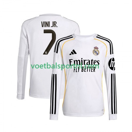 Real Madrid Vinicius Junior 7 Thuis Shirt 2025-26 L/S